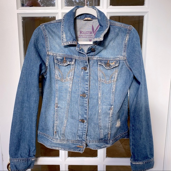 Hollister Denim Jean Jacket - M - Picture 1 of 8